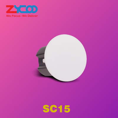 Zycoo SC15 7.2 X 6.3 In Sip ページング スピーカー モノ音響 Poe パワード スピーカー