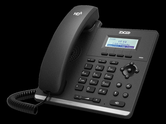 中間管理職のための 2 回線 VoIP 電話システム デスクトップ サポート PoE